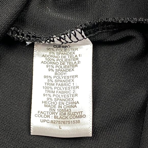 Narciso Rodriguez Tank Top Womens Large Black Gold Sequin Sleeveless Pullover - Picture 5 of 12